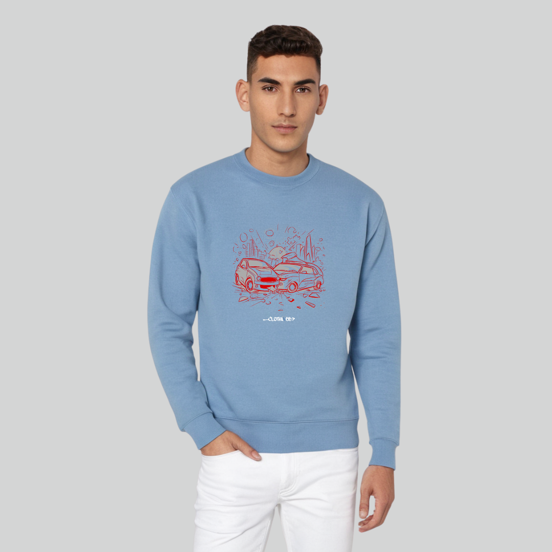 Clothivee Street Racer Crew Neck Sweatshirt