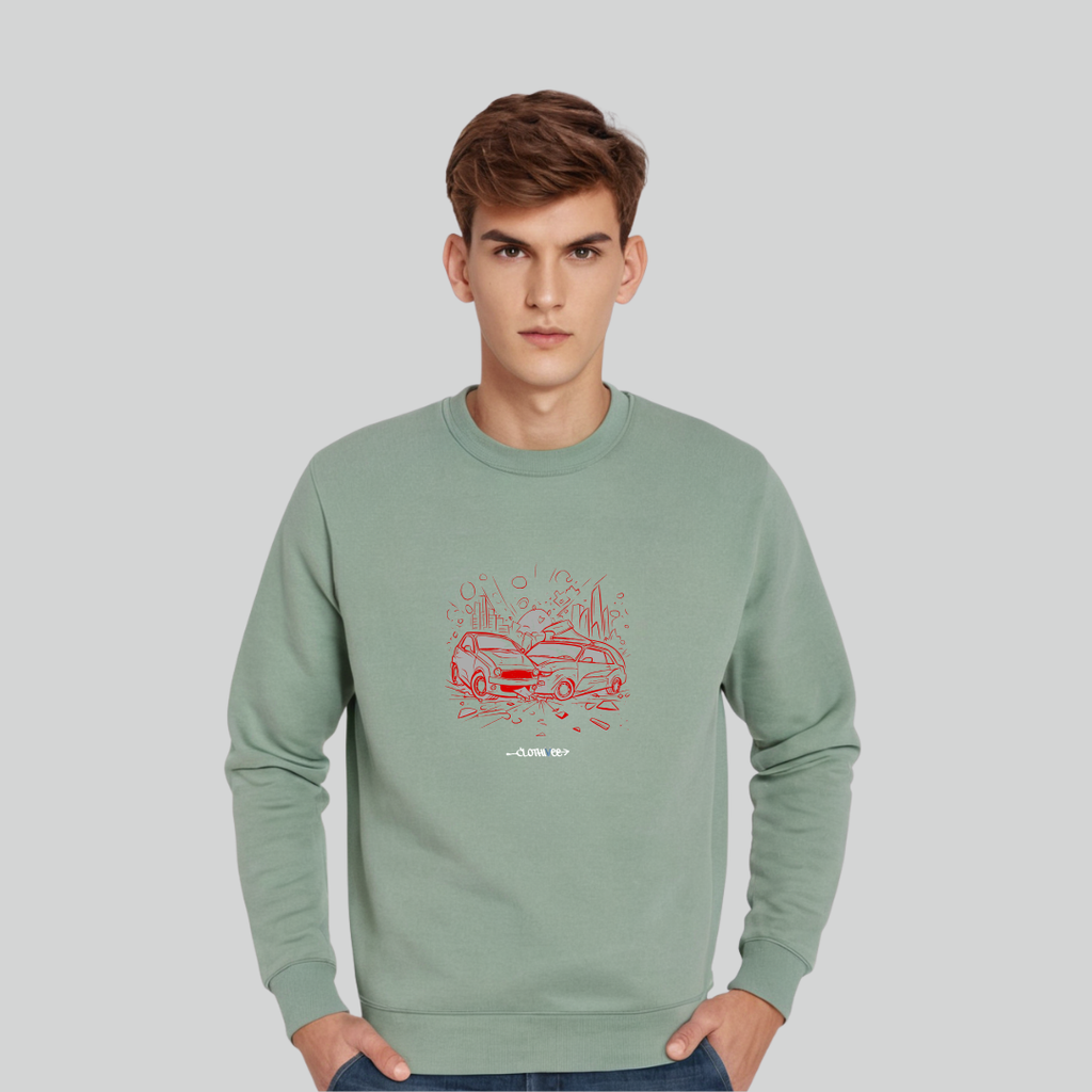 Clothivee Street Racer Crew Neck Sweatshirt