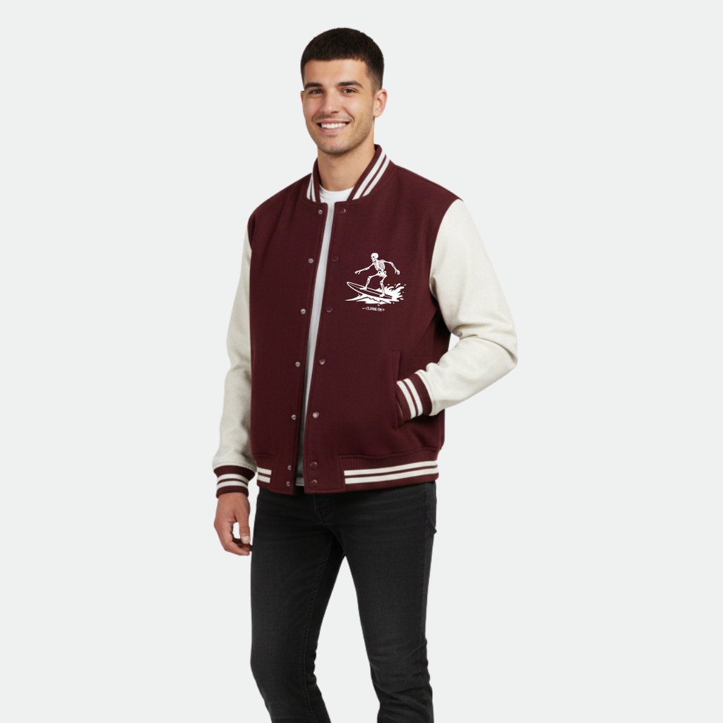 Clothivee Wave Rider Varsity Jacket