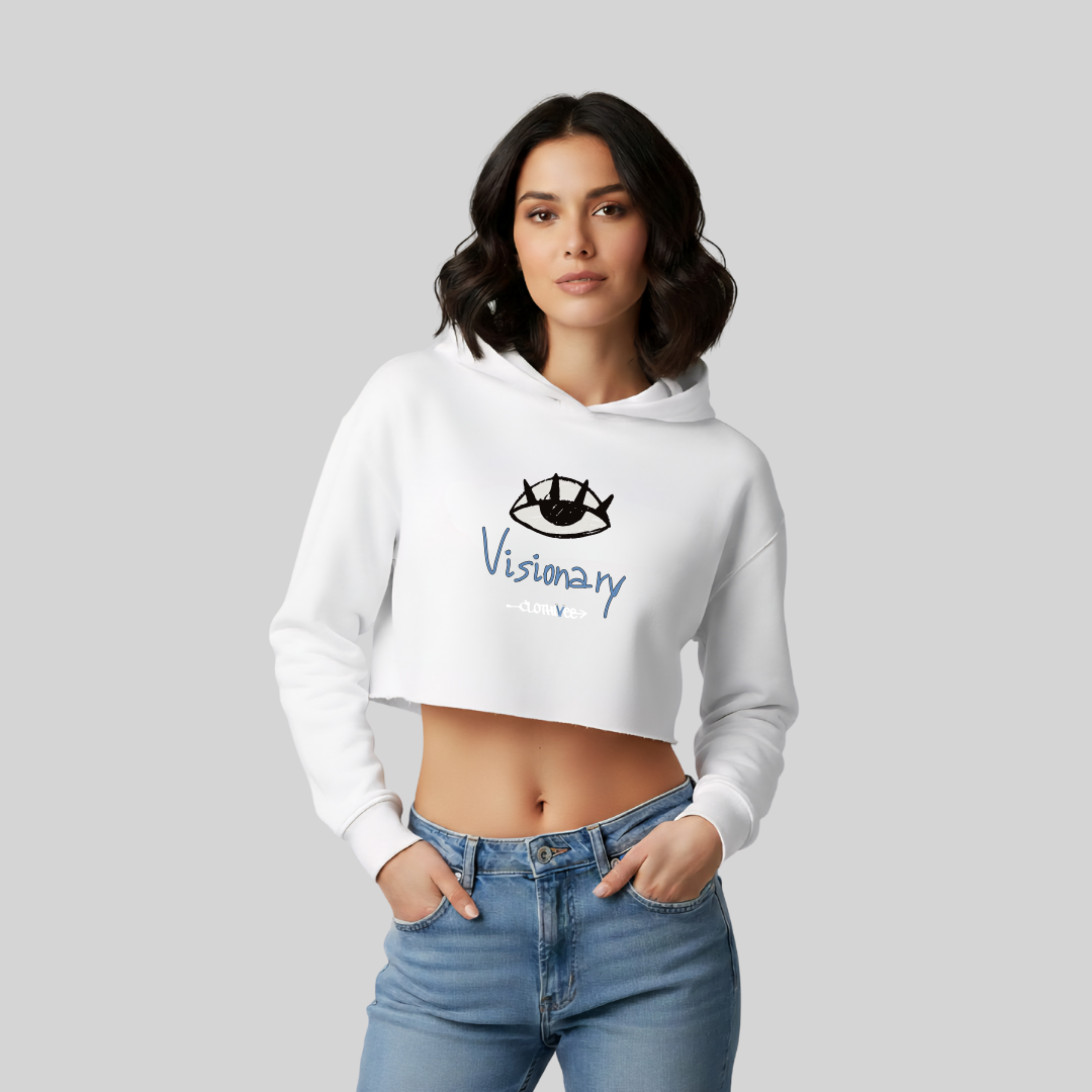 Visionary Women’s Crop Hoodie