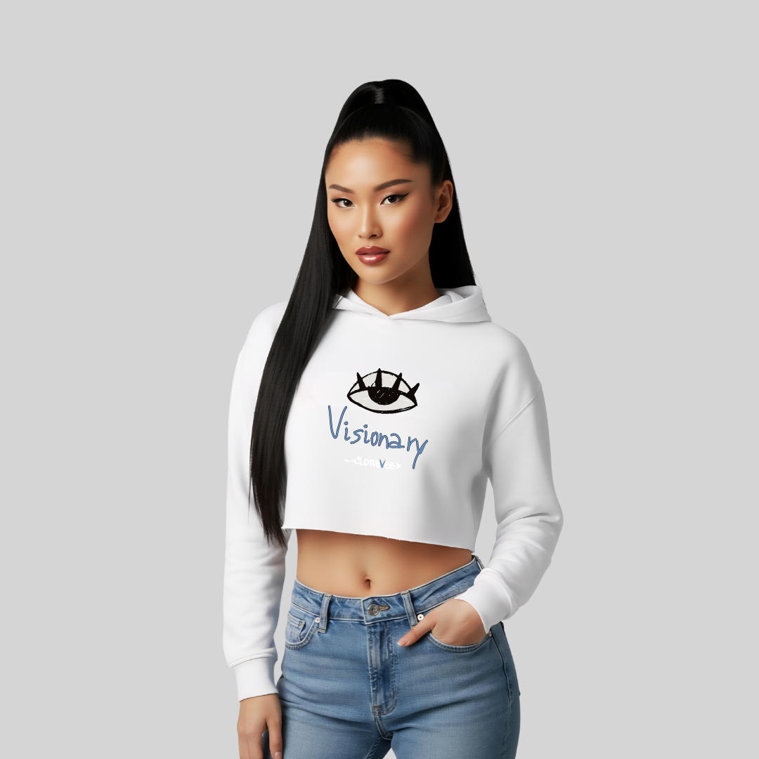 Visionary Women’s Crop Hoodie