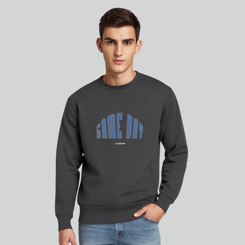 Clothivee Game Day Crew Neck Sweatshirt