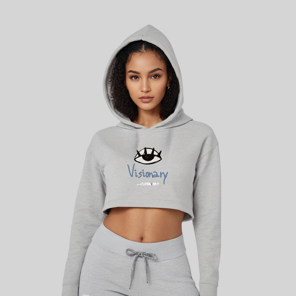 Visionary Women’s Crop Hoodie