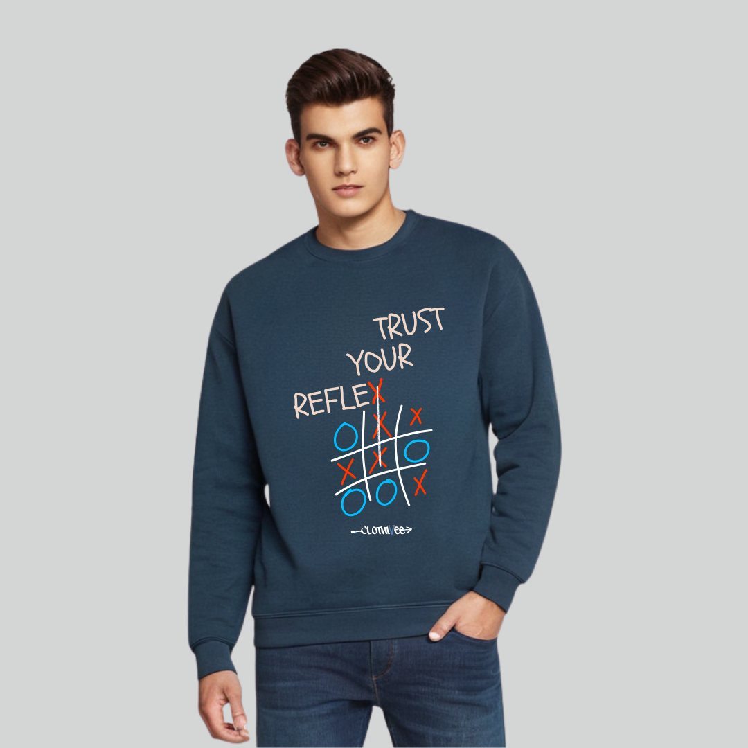 Clothivee Trust Your Reflex Crew Neck Sweatshirt