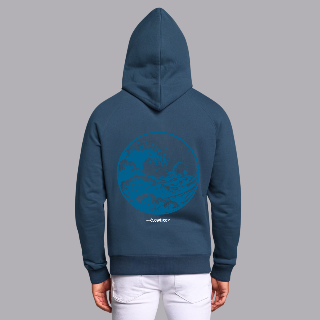 Clothivee Ocean Surge Oversized Hoodie