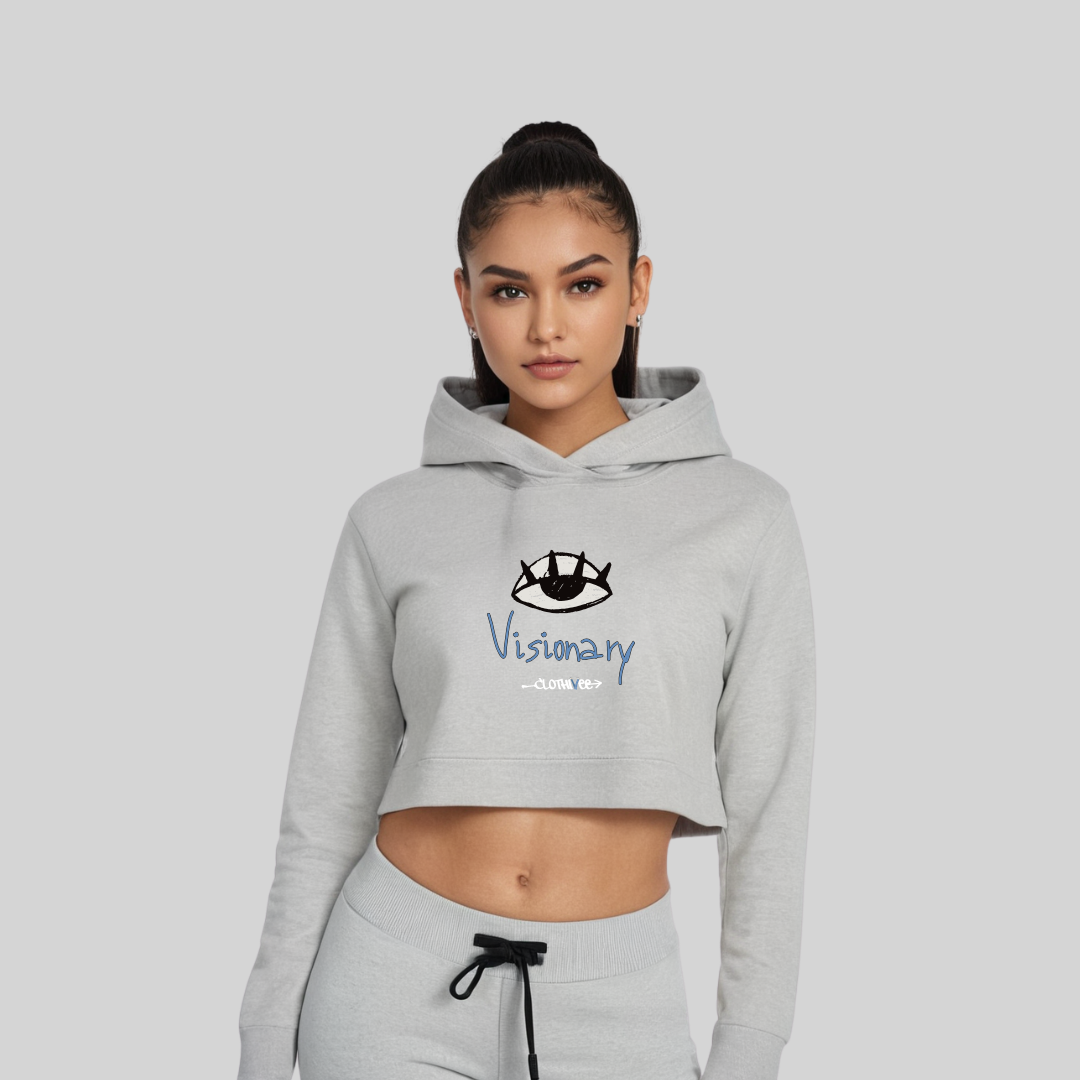 Visionary Women’s Crop Hoodie