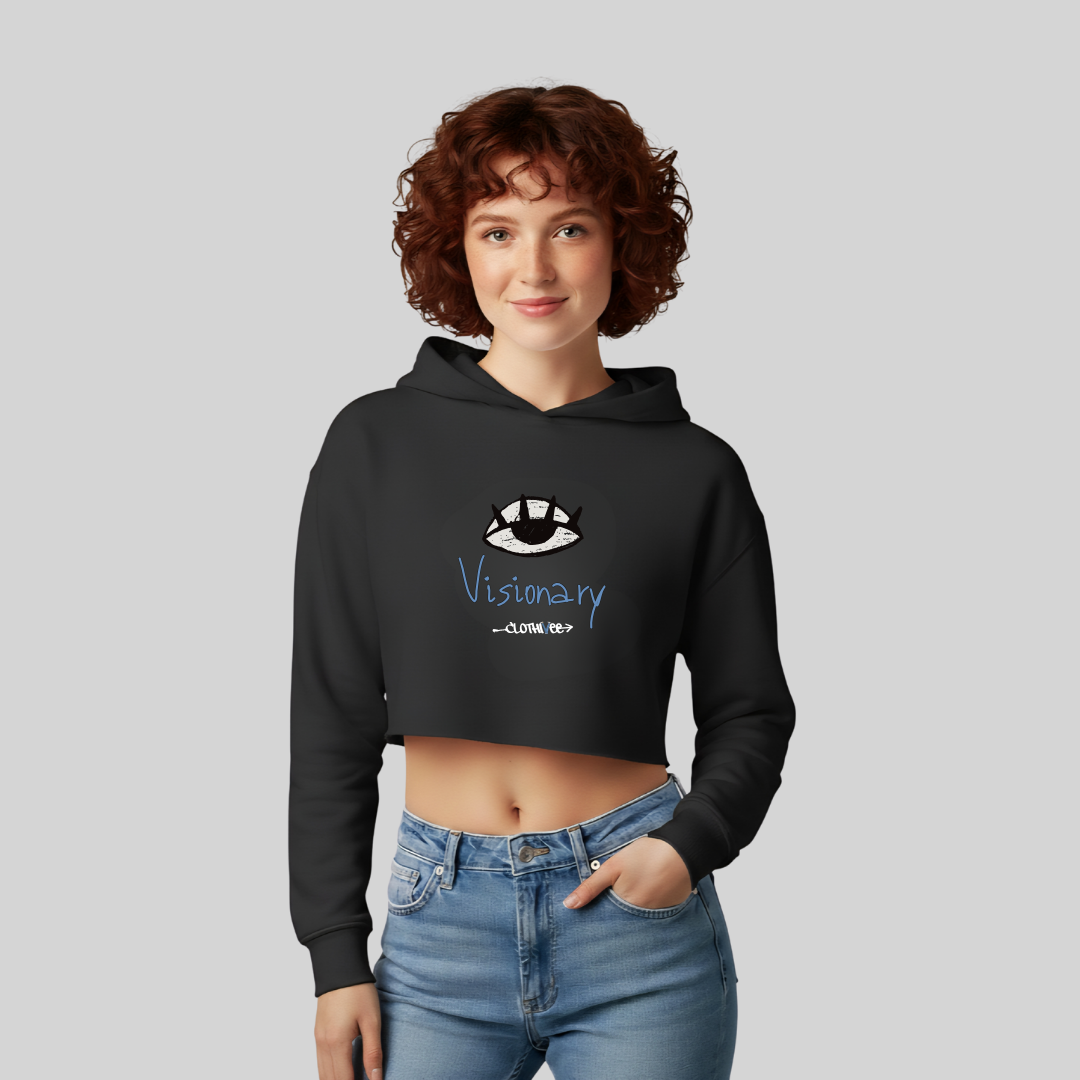Visionary Women’s Crop Hoodie