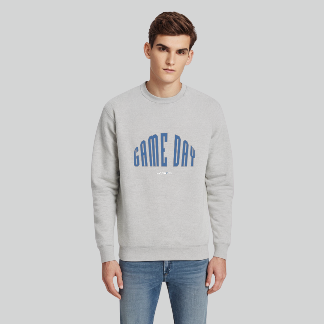 Clothivee Game Day Crew Neck Sweatshirt