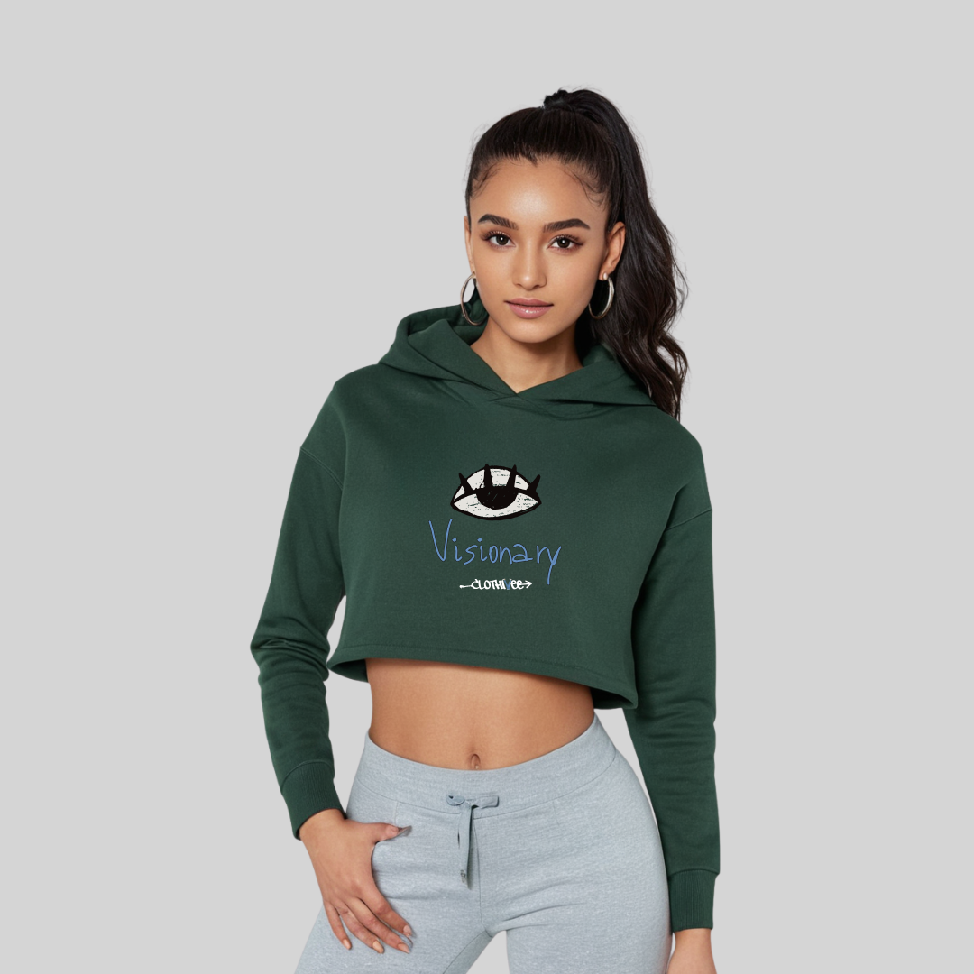 Visionary Women’s Crop Hoodie