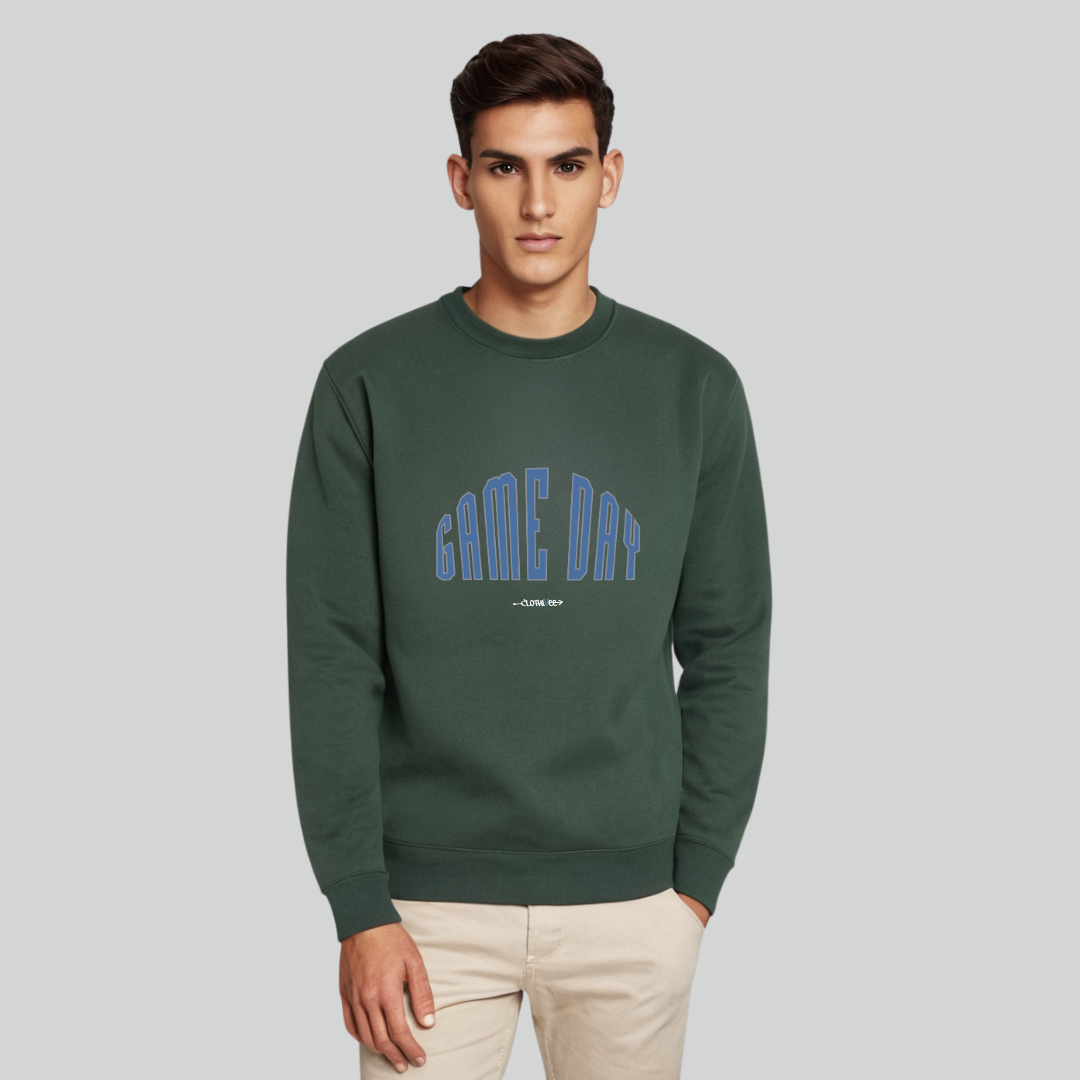 Clothivee Game Day Crew Neck Sweatshirt