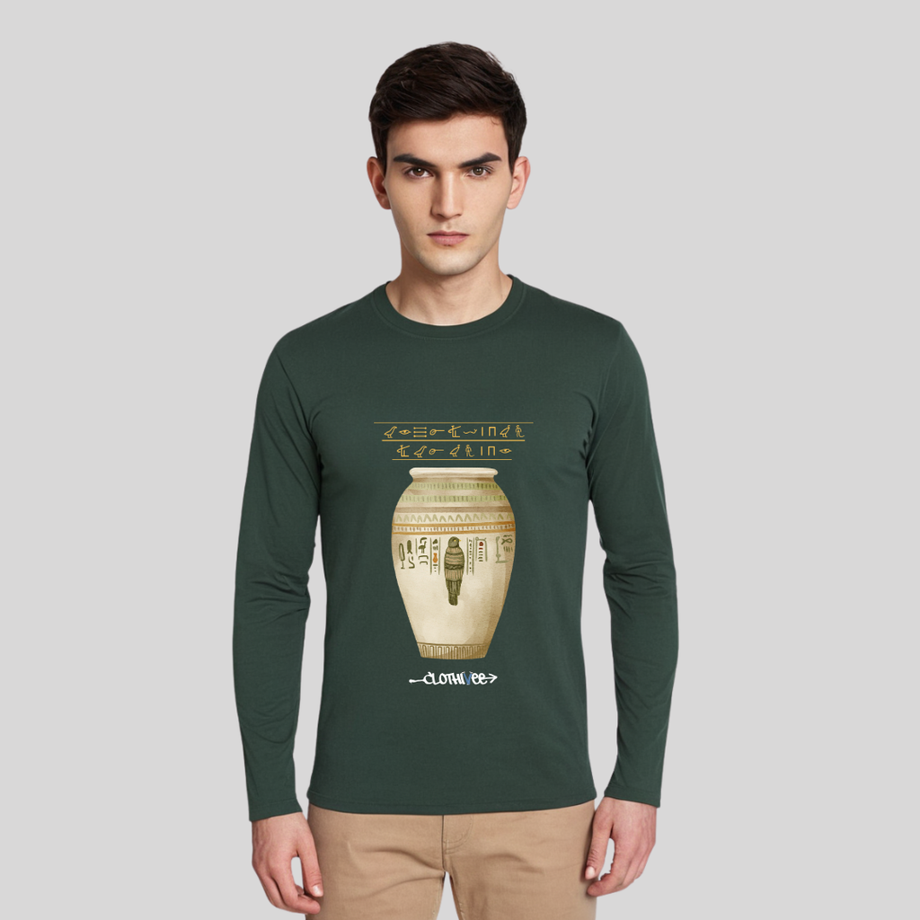 Clothivee Ancient Script Full Sleeves T-shirt