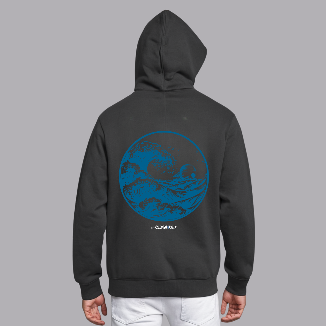 Clothivee Ocean Surge Oversized Hoodie