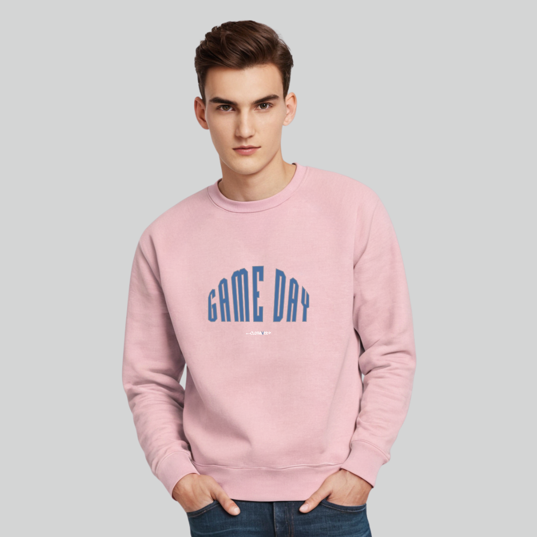 Clothivee Game Day Crew Neck Sweatshirt