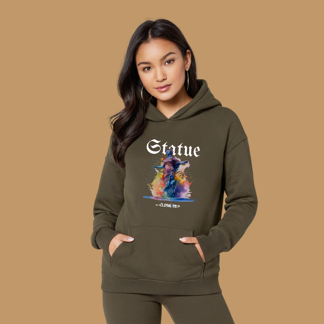 Clothivee Statue Splash Women Hoodie