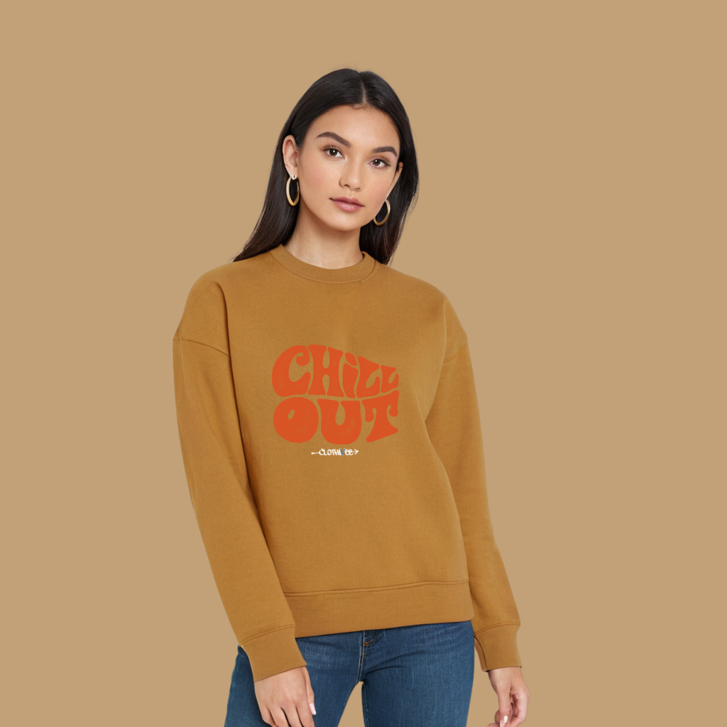Clothivee Chill Out Women’s Fleece Sweatshirt