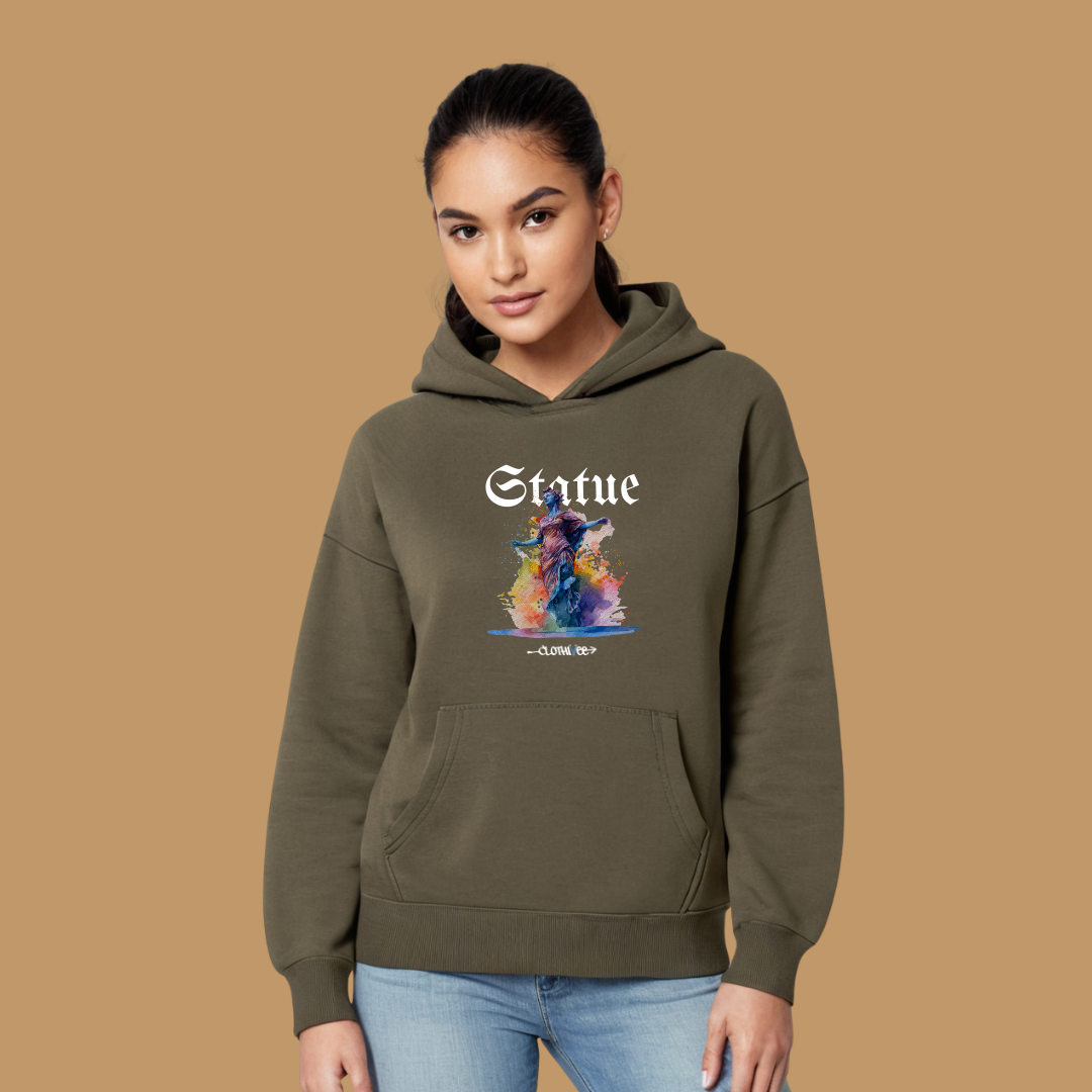 Clothivee Statue Splash Women Hoodie
