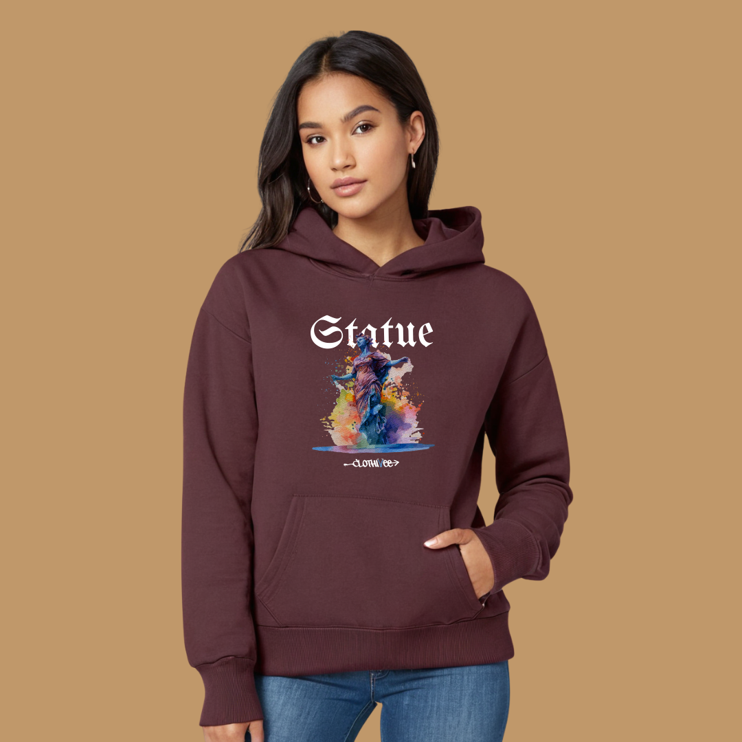 Clothivee Statue Splash Women Hoodie