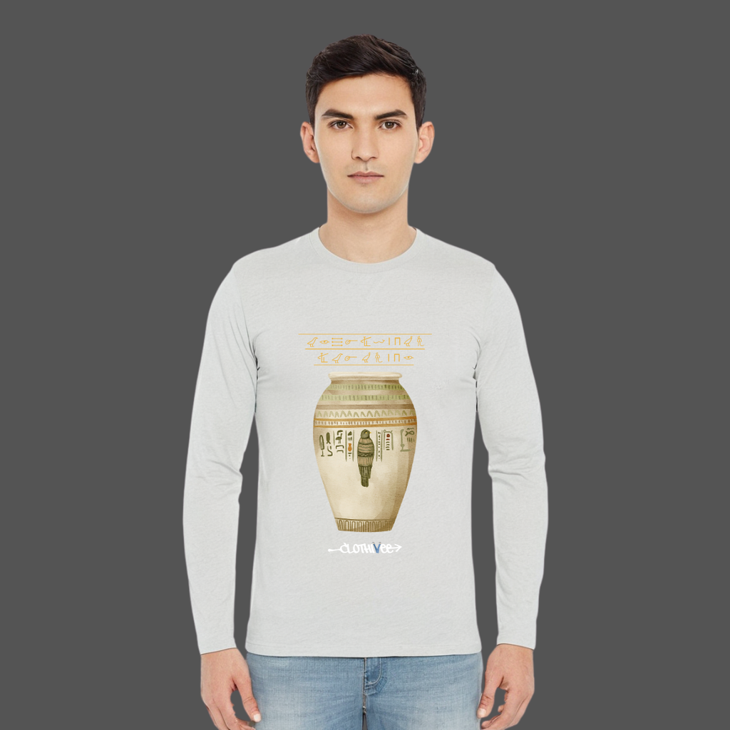 Clothivee Ancient Script Full Sleeves T-shirt