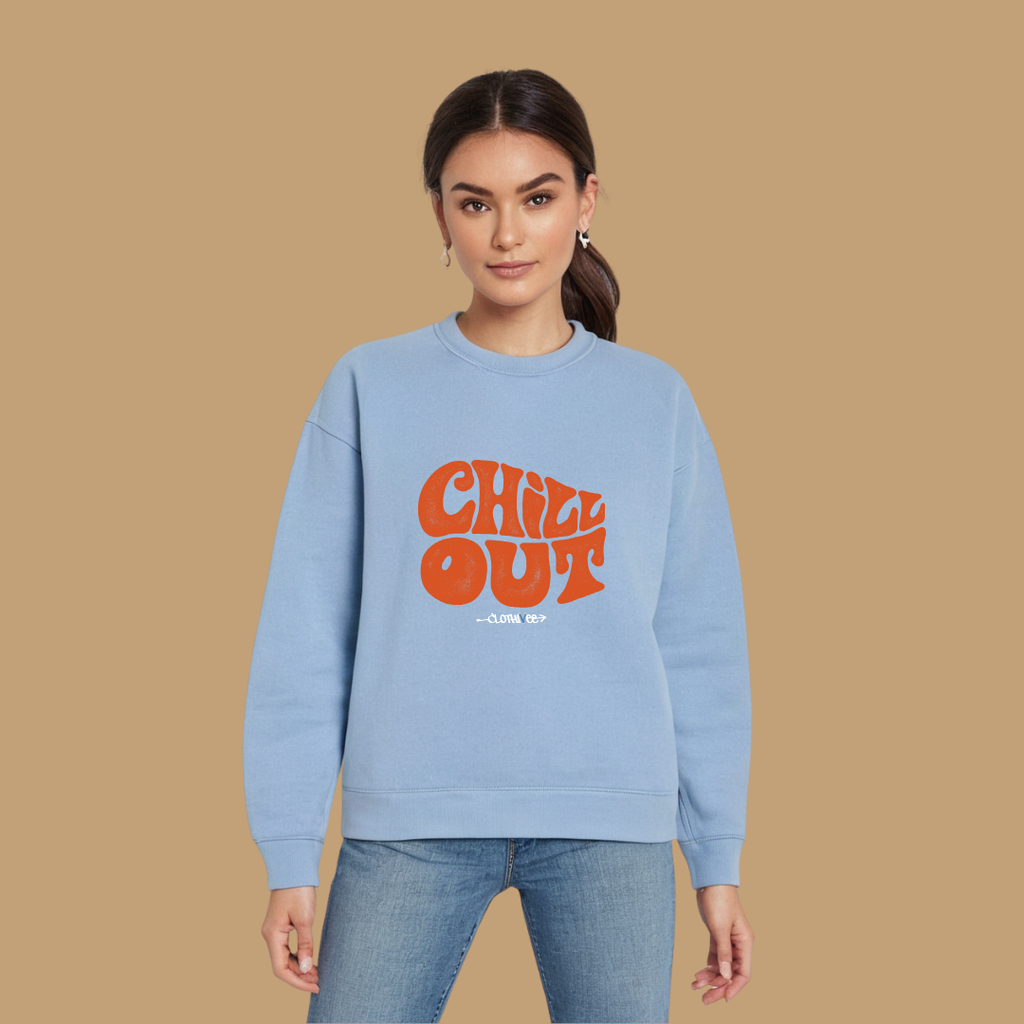Clothivee Chill Out Women’s Fleece Sweatshirt