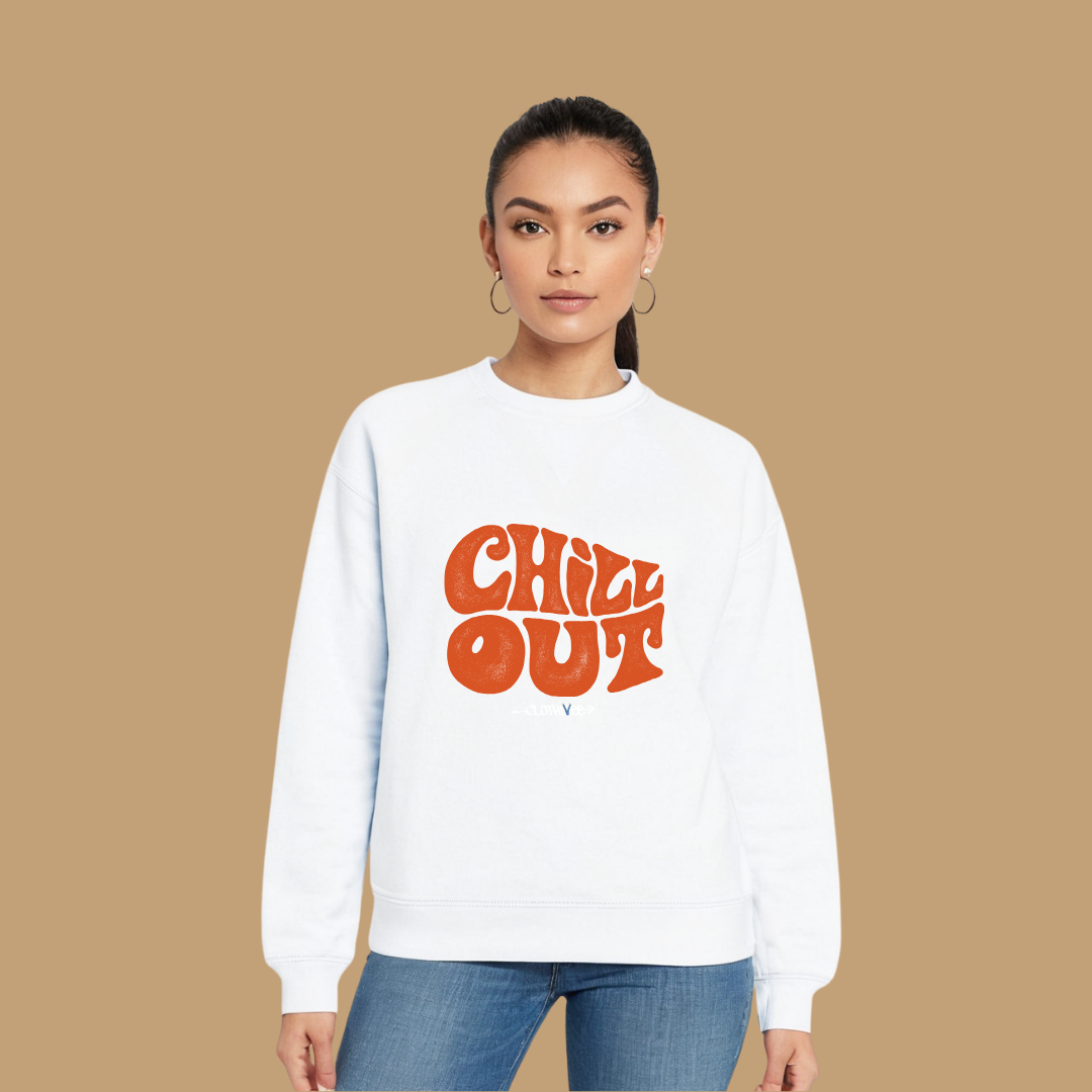 Clothivee Chill Out Women’s Fleece Sweatshirt
