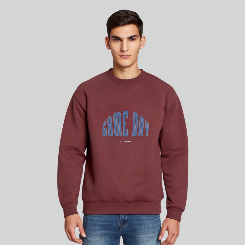 Clothivee Game Day Crew Neck Sweatshirt