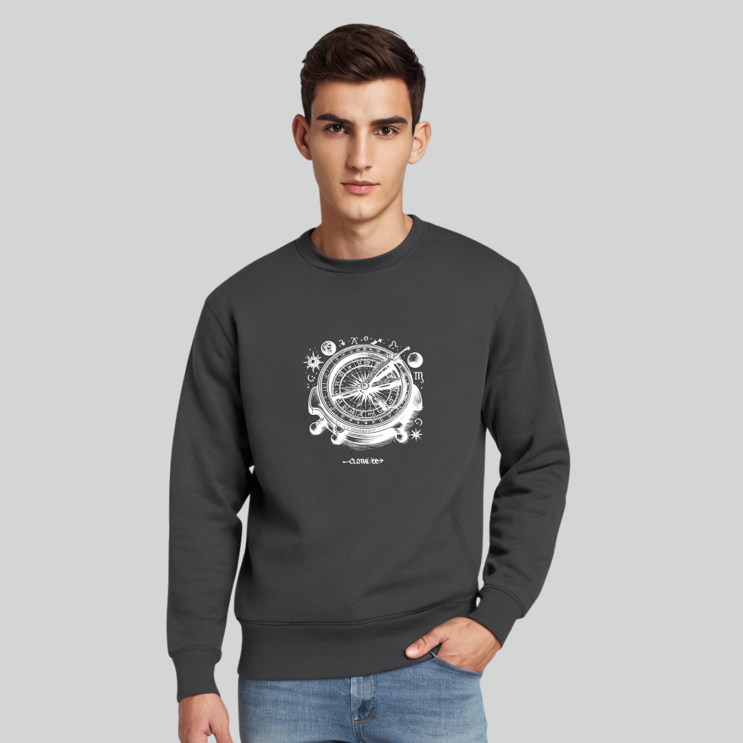 Clothivee Astral Sphere Crew Neck Sweatshirt