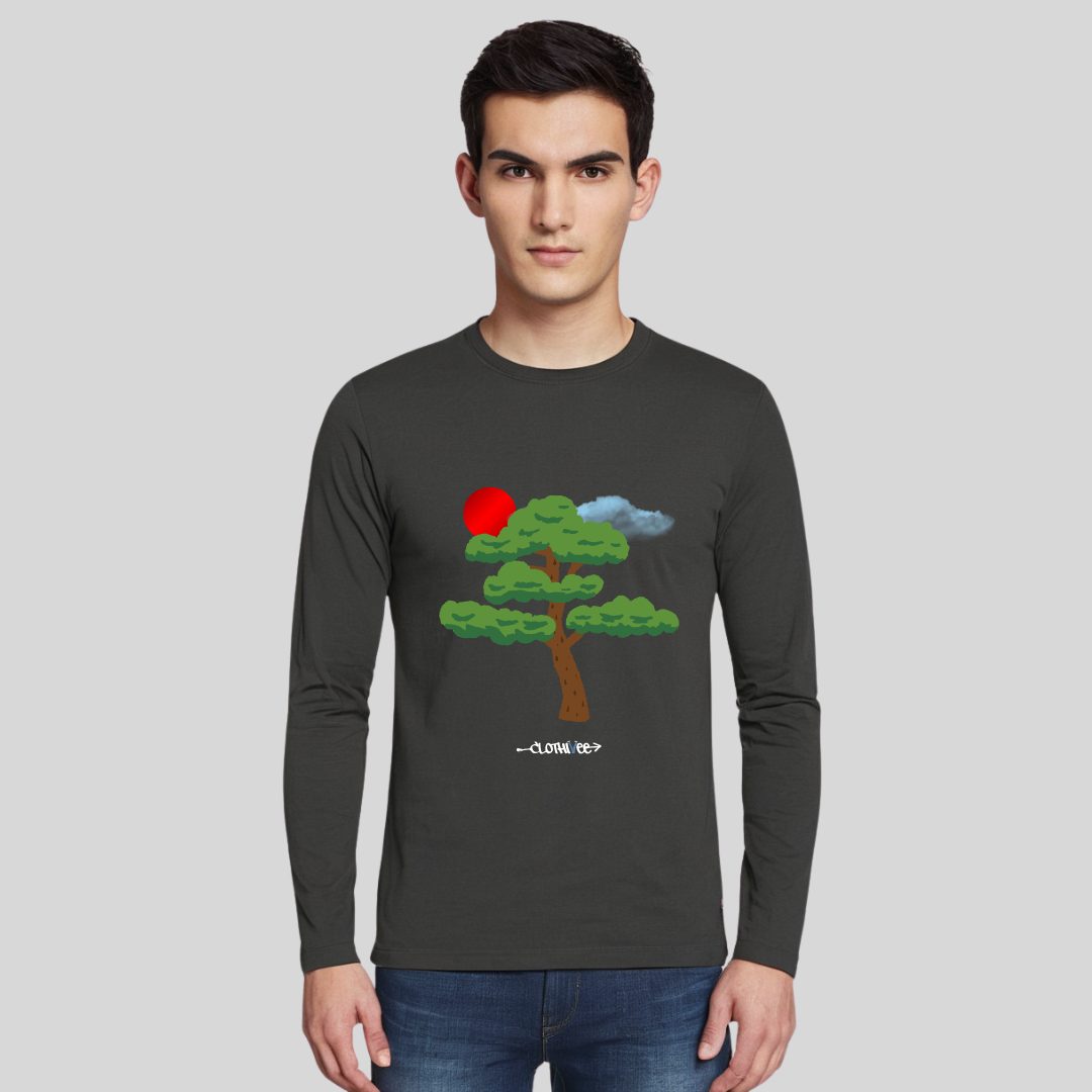 Clothivee Nature Mood Full Sleeves T-shirt