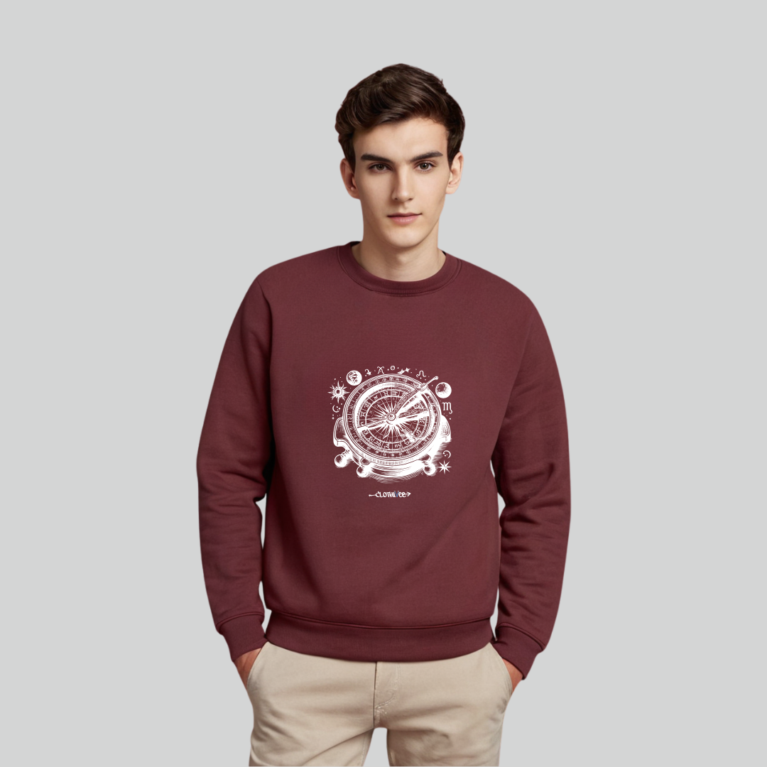 Clothivee Astral Sphere Crew Neck Sweatshirt