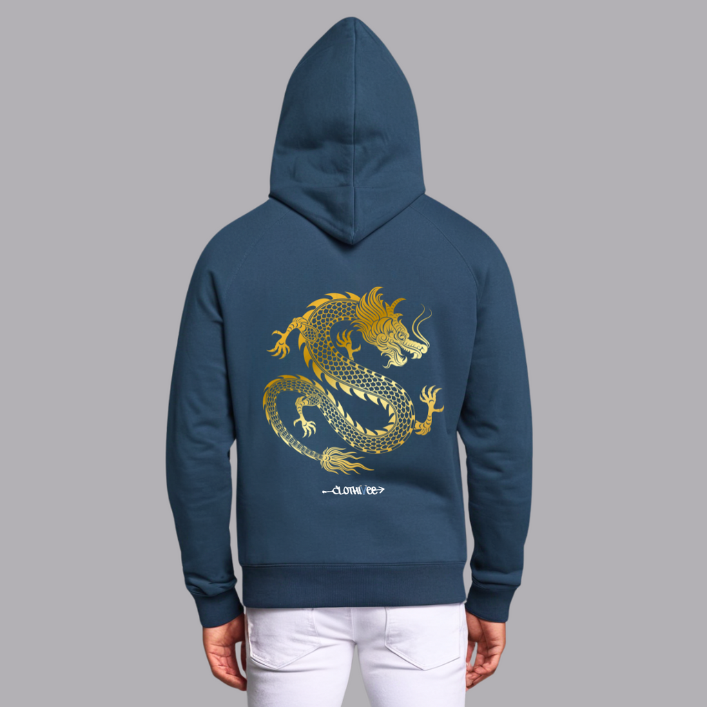 Clothivee Imperial Dragon Oversized Hoodie