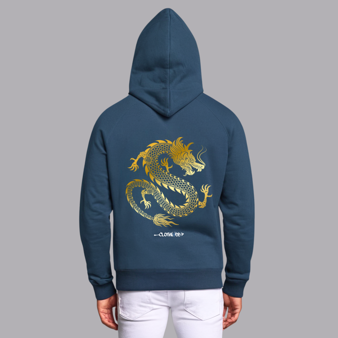 Clothivee Imperial Dragon Oversized Hoodie