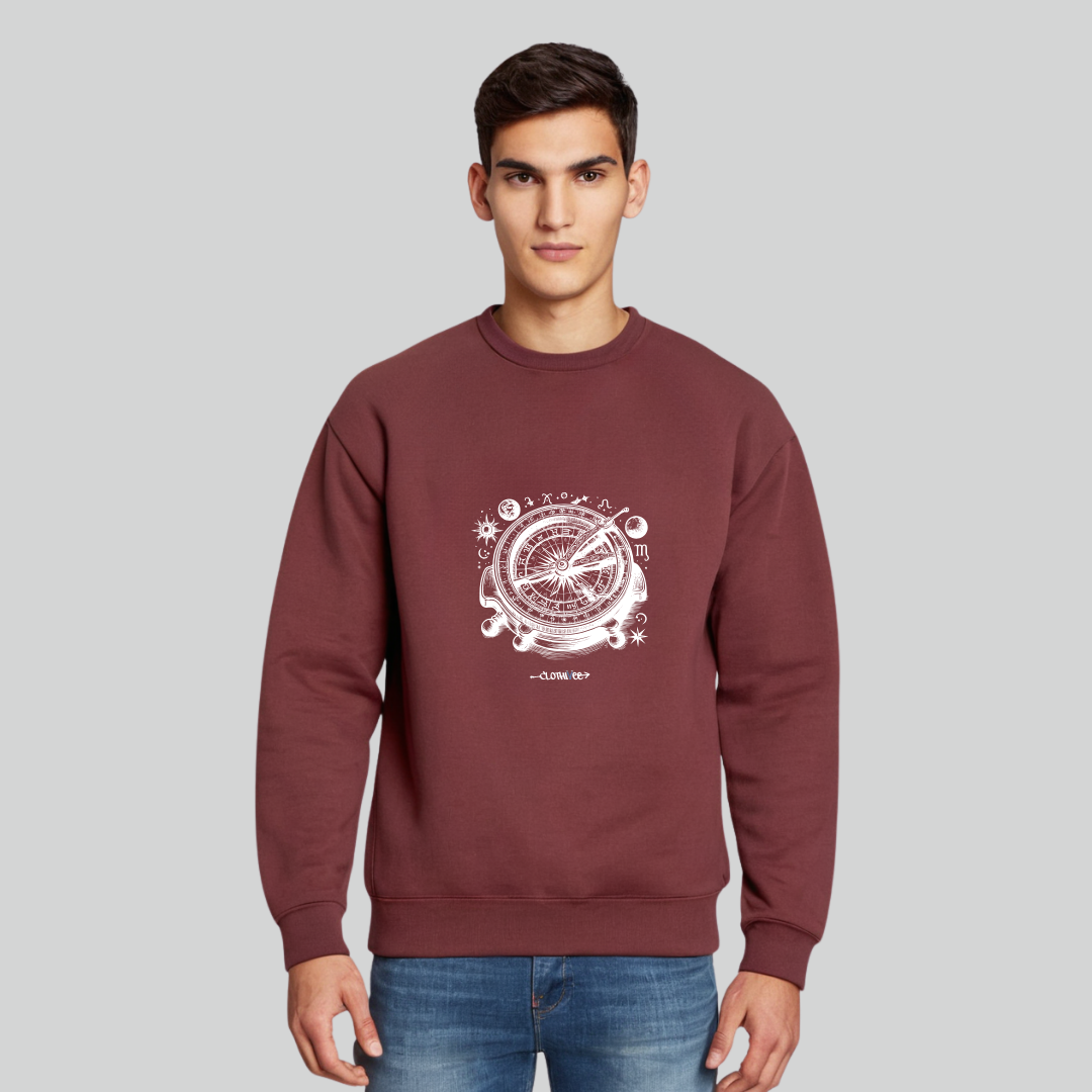 Clothivee Astral Sphere Crew Neck Sweatshirt