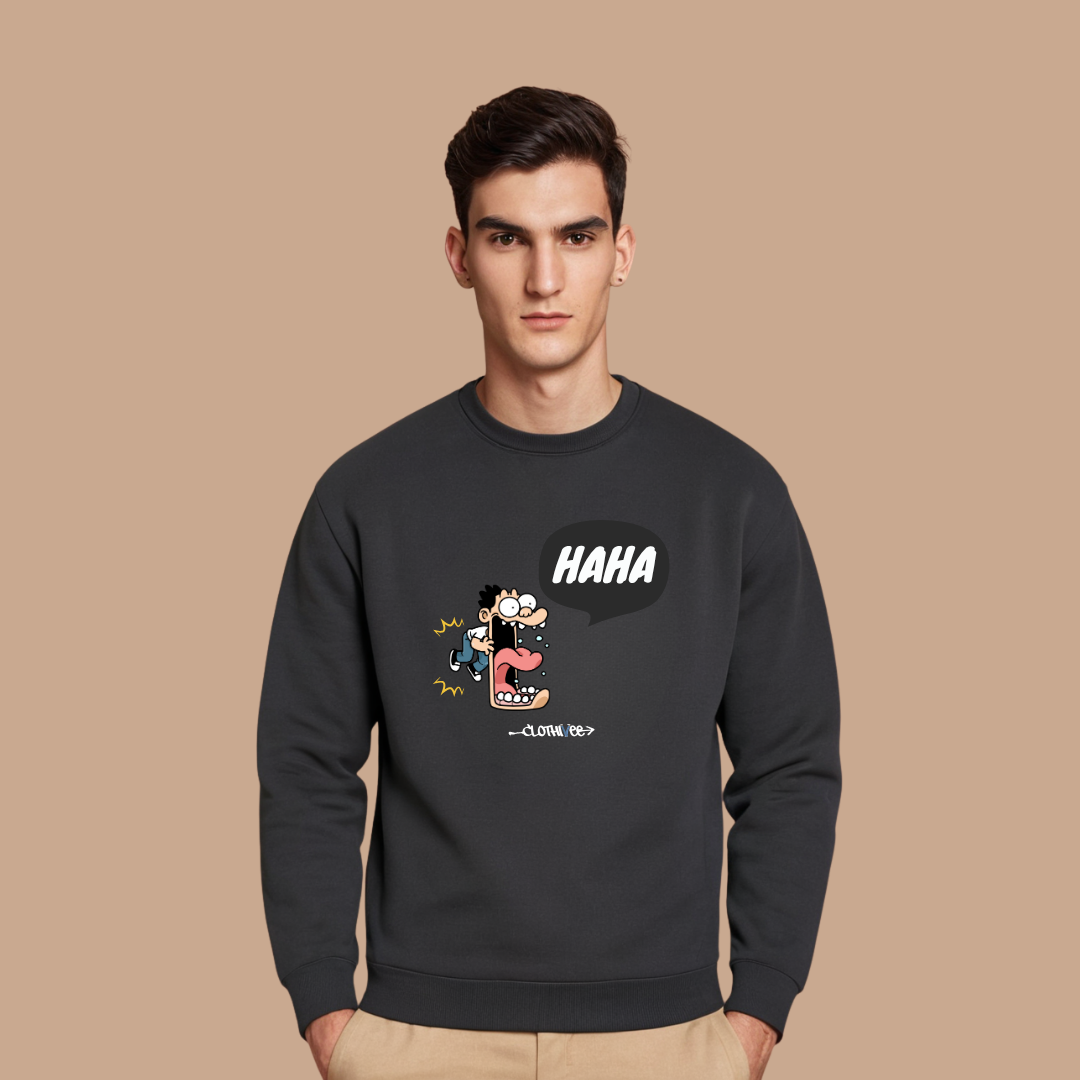 Comic Laughter Cartoon Sweatshirt