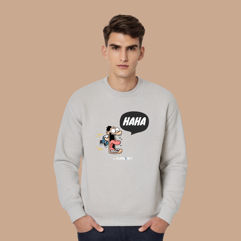 Comic Laughter Cartoon Sweatshirt