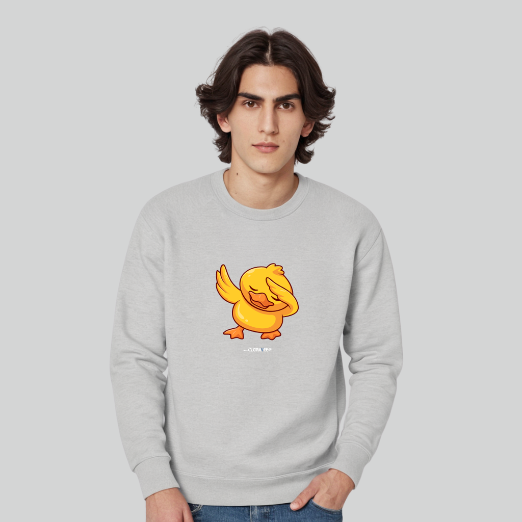 Clothivee Dab Duck Crew Neck Sweatshirt