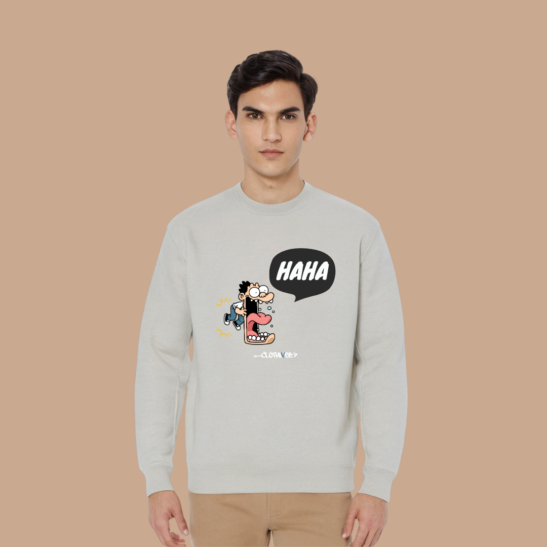 Comic Laughter Cartoon Sweatshirt