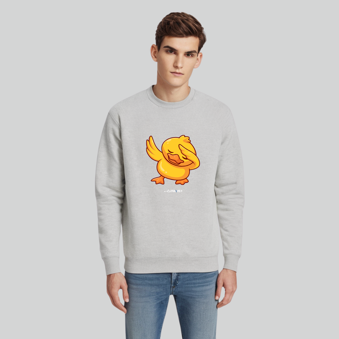 Clothivee Dab Duck Crew Neck Sweatshirt