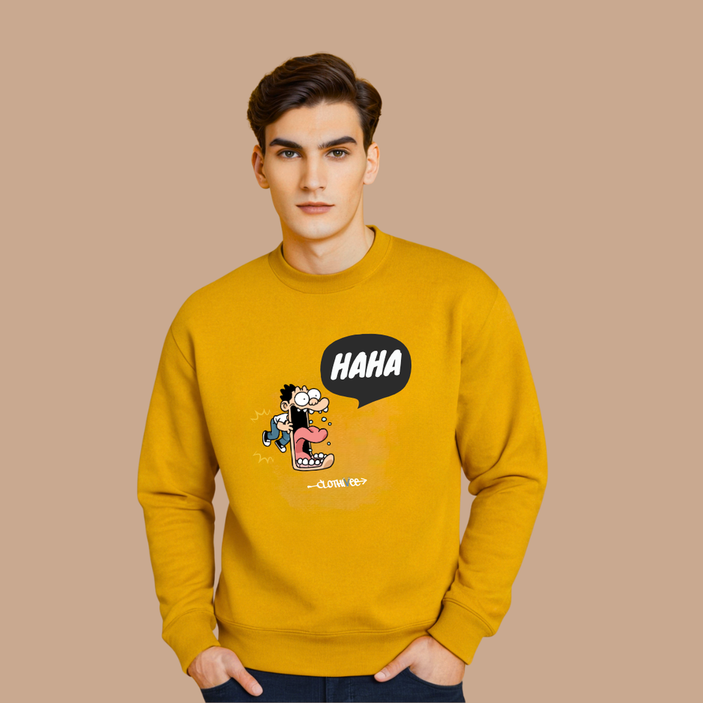 Comic Laughter Cartoon Sweatshirt