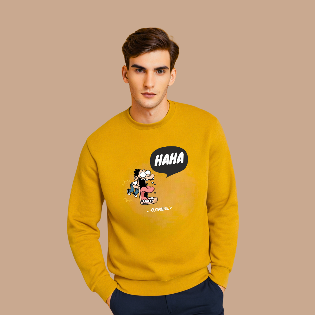Comic Laughter Cartoon Sweatshirt