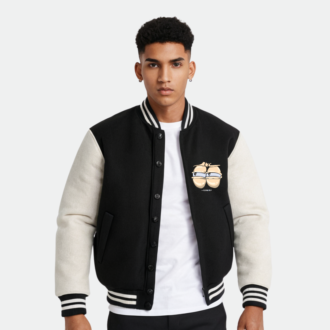 Clothivee Meme Mood Varsity Jacket