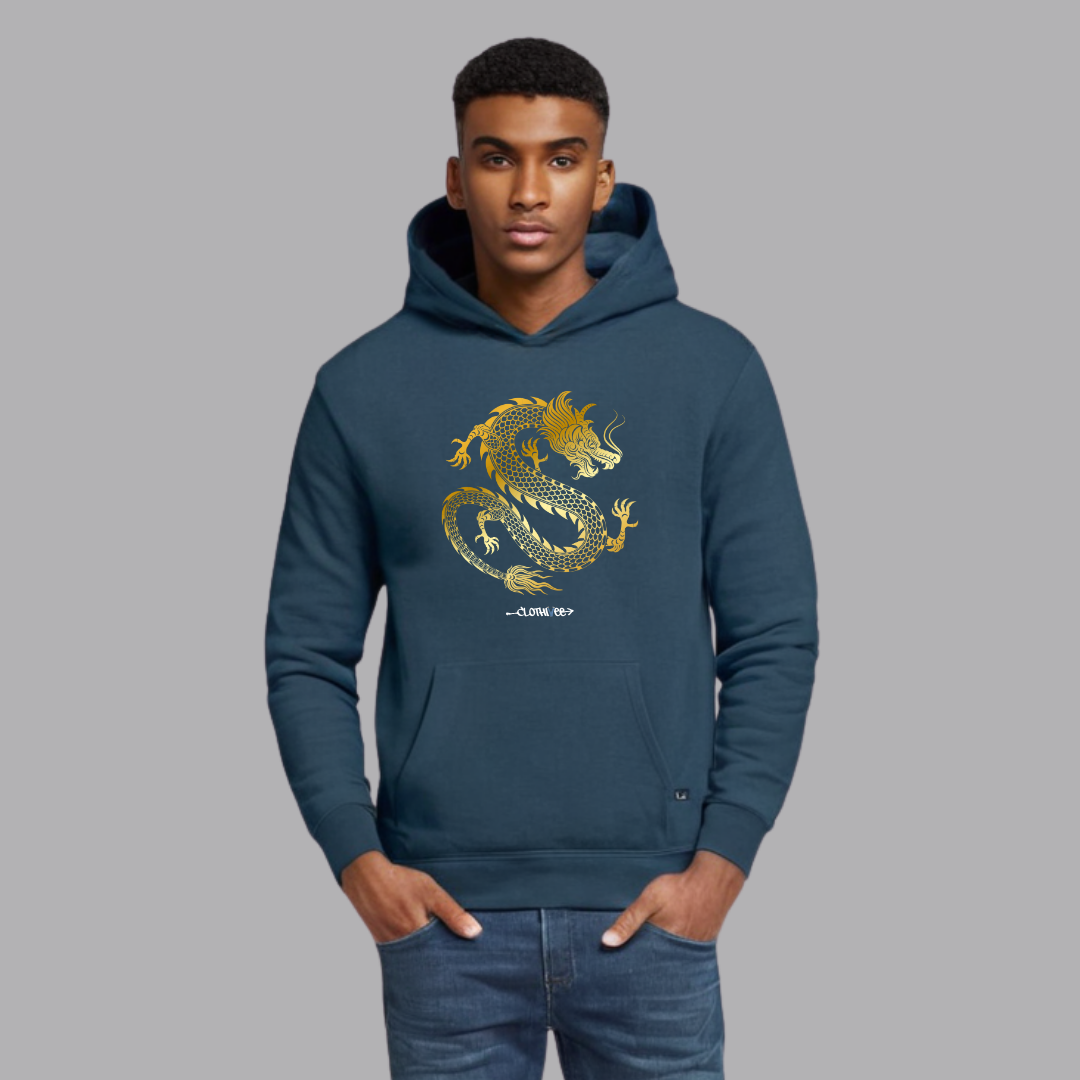 Clothivee Golden Dragon Hoodie
