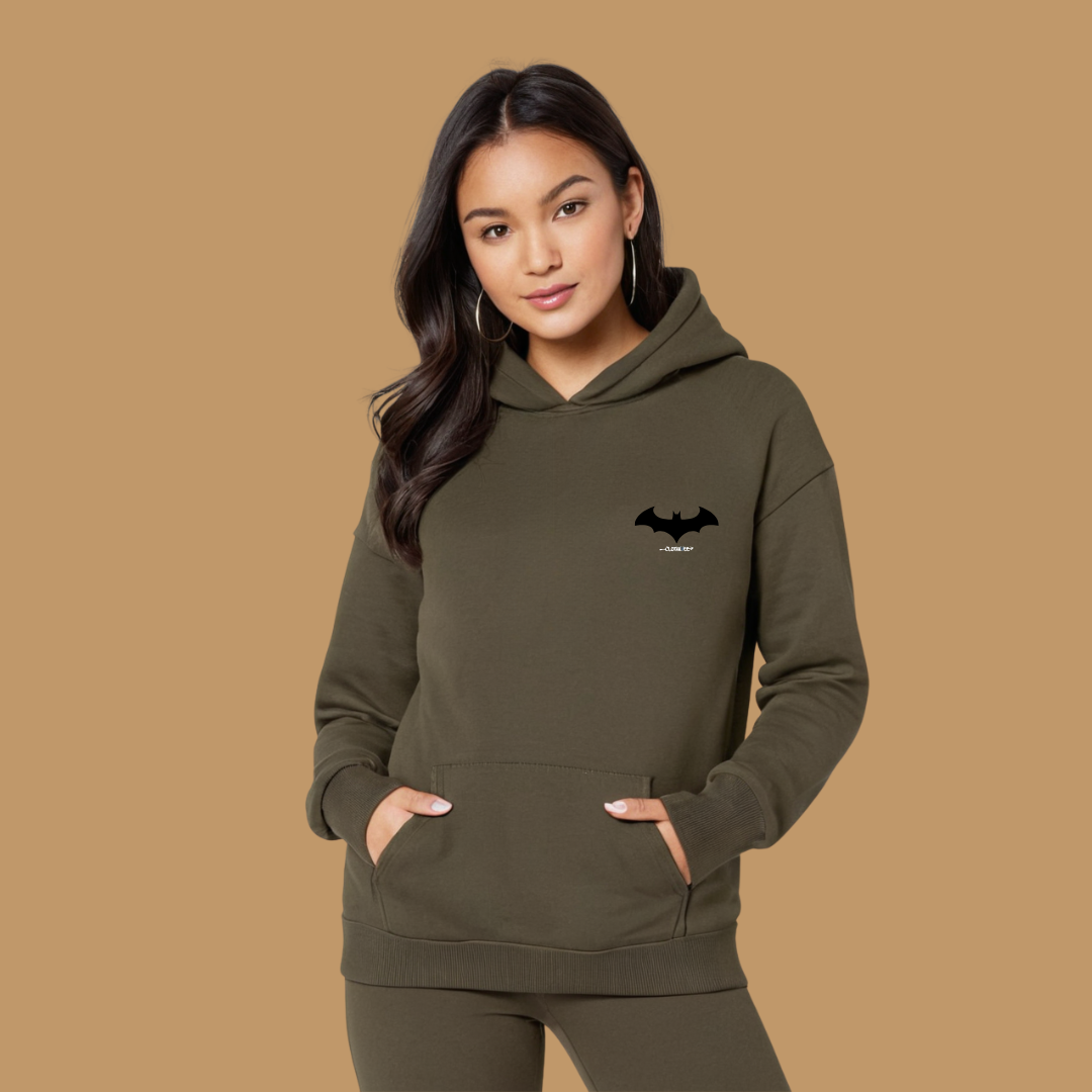 Clothivee Midnight Bat Women Hoodie