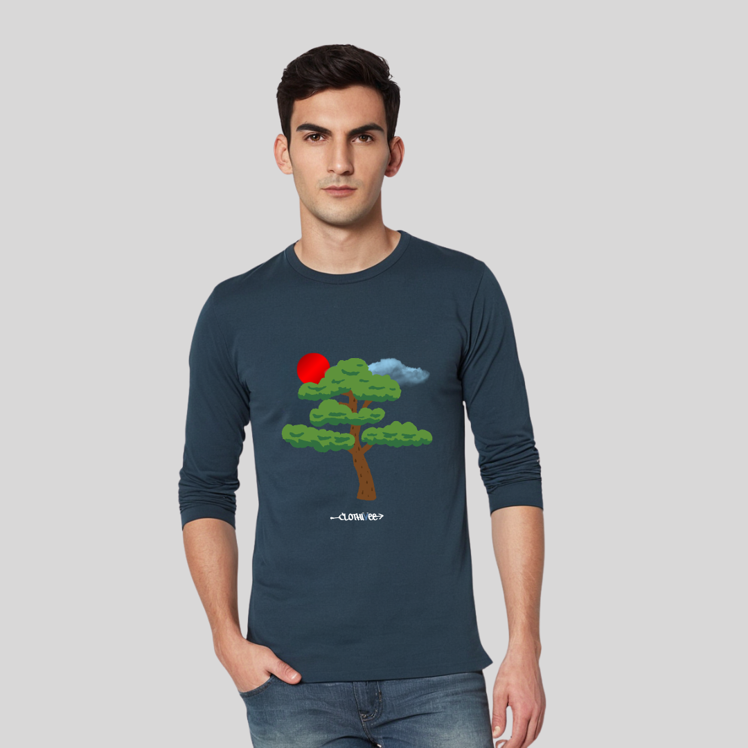 Clothivee Nature Mood Full Sleeves T-shirt