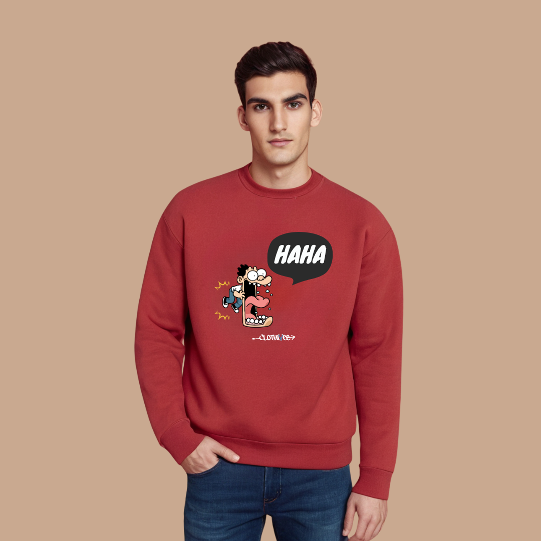 Comic Laughter Cartoon Sweatshirt