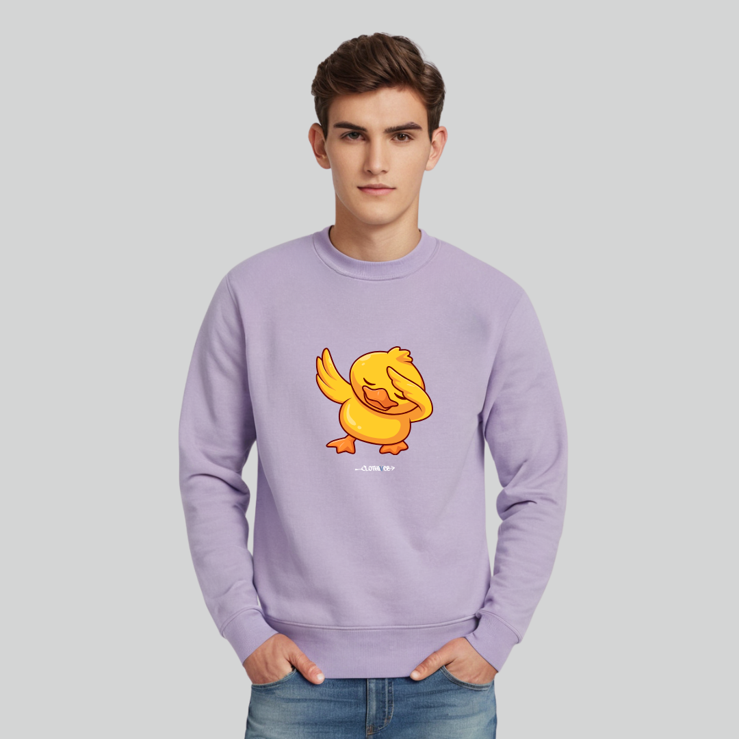 Clothivee Dab Duck Crew Neck Sweatshirt