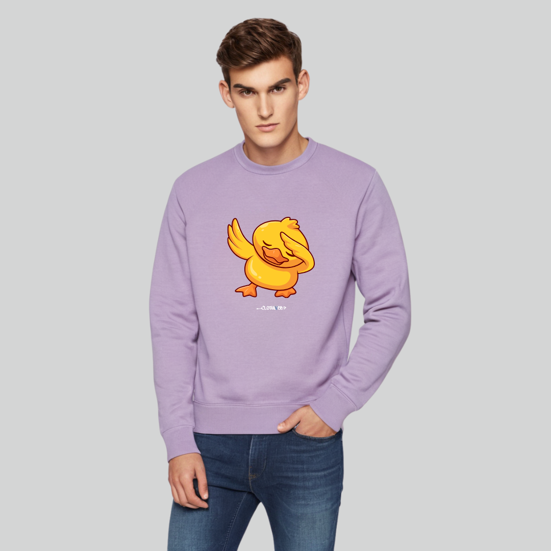 Clothivee Dab Duck Crew Neck Sweatshirt
