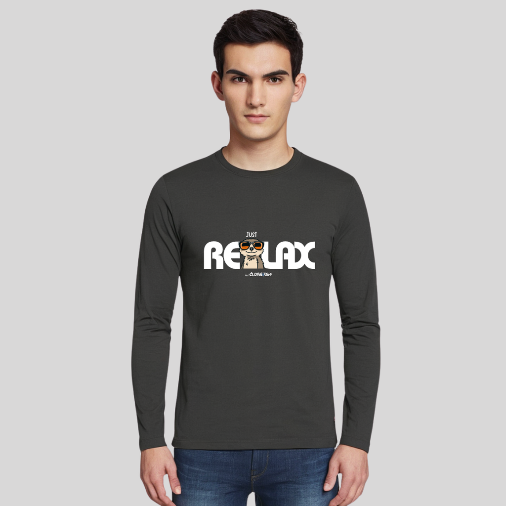 Clothivee Chill Pug Full Sleeves T-shirt