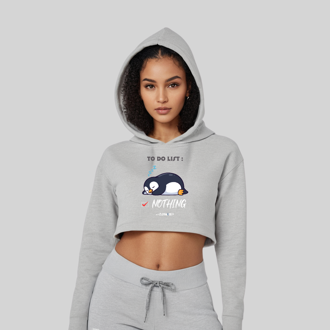 Penguin Women’s Crop Hoodie