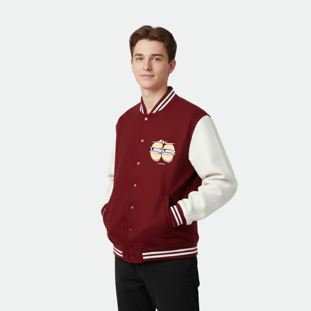 Clothivee Meme Mood Varsity Jacket