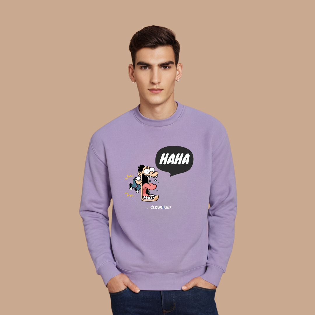 Comic Laughter Cartoon Sweatshirt