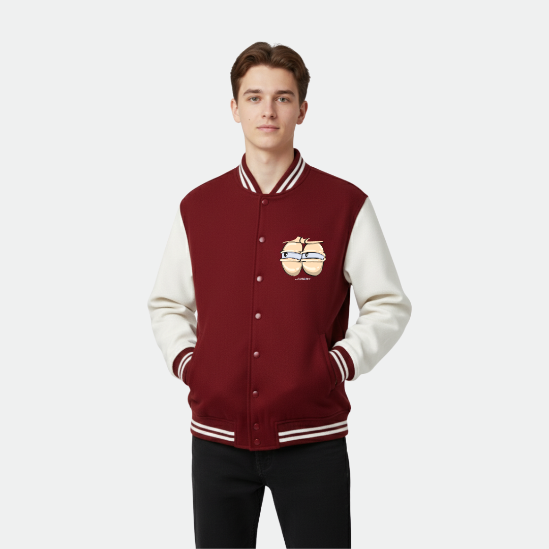Clothivee Meme Mood Varsity Jacket
